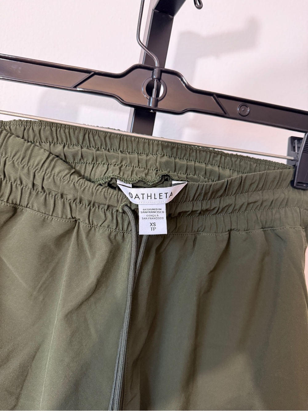 Athleta Olive Green Athletic Shorts Size XS - Picture 4 of 4